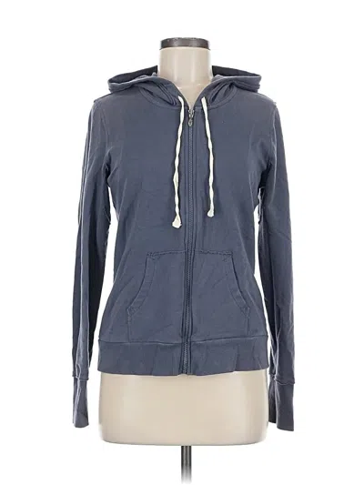 Pre-owned Gap Body Zip Up Hoodie In Blue