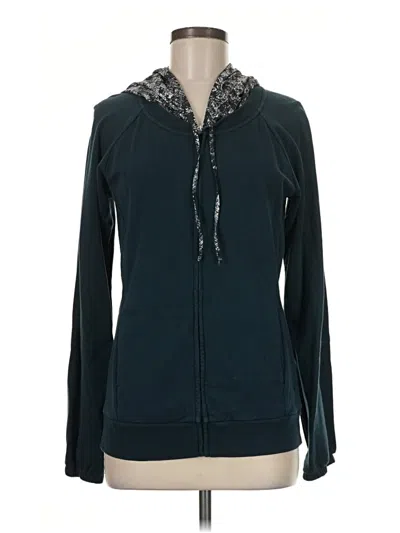 Pre-owned Gap Body Zip Up Hoodie In Teal