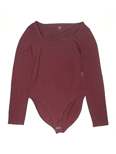 Pre-owned Gap Bodysuit In Burgundy