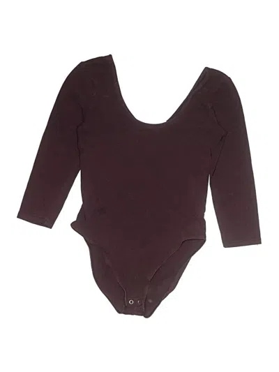 Pre-owned Gap Bodysuit In Burgundy