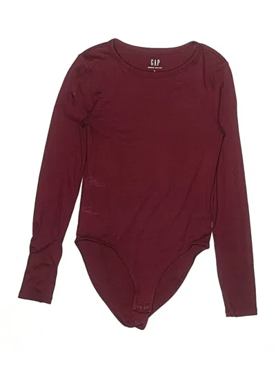 Pre-owned Gap Bodysuit In Burgundy