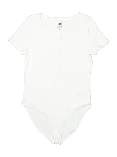 Pre-owned Gap Bodysuit In White