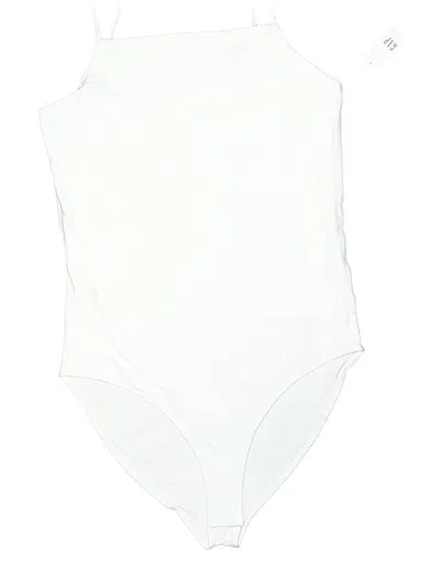 Pre-owned Gap Bodysuit In White