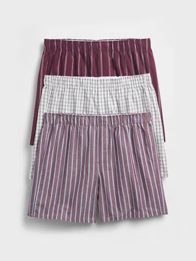 Gap Boxers (3-pack) In Red