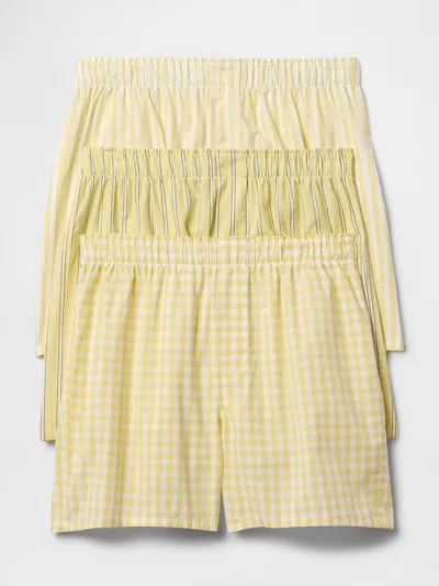 Gap Boxers (3-pack) In Yellow