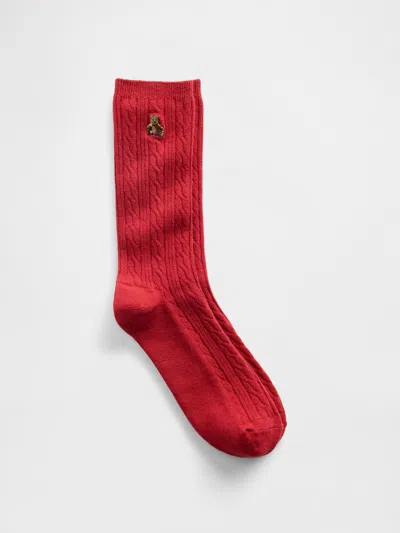 Gap Brannan Bear Cable-knit Crew Socks
