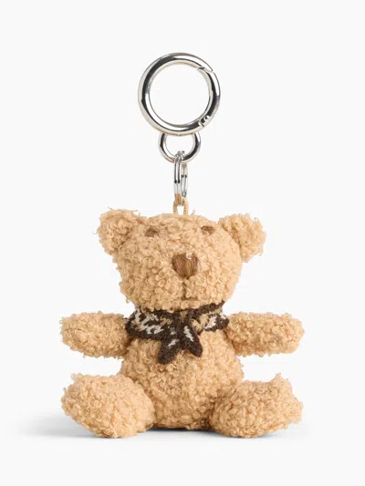 Gap Brannan Bear Scarf Bag Charm In Brown Fairisle
