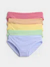 Gap Breathe Bikini (5-pack) In Spring Multi Stripe