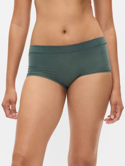 Gap Breathe High Rise Bikini In Moore Green