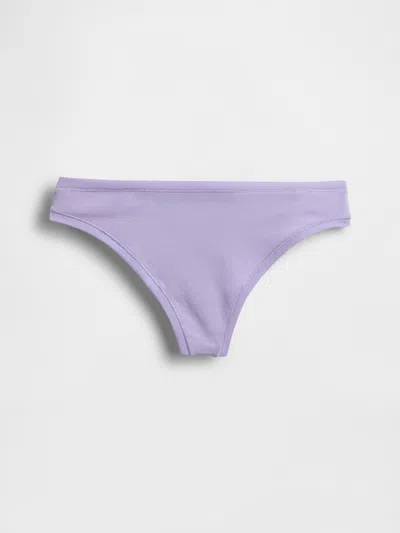 Gap Breathe Thong In Warm Violet Purple