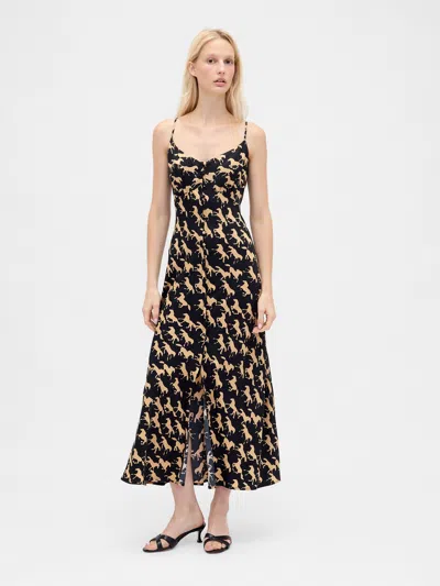 Gap Button-front Cami Maxi Dress