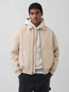 Gap Canvas Bomber Jacket In Brown