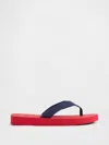 Gap Canvas Platform Flip Flops In Red