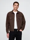 Gap Canvas Utility Jacket In Ground