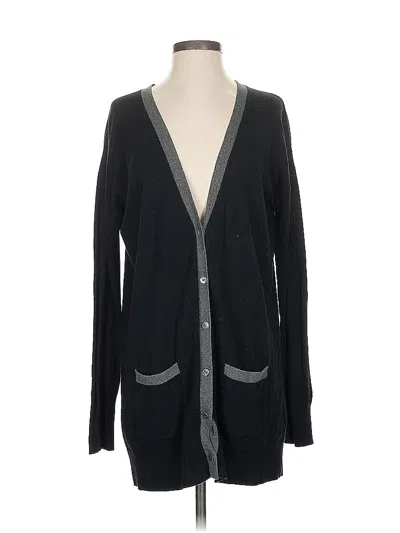 Pre-owned Gap Cardigan Sweater In Black