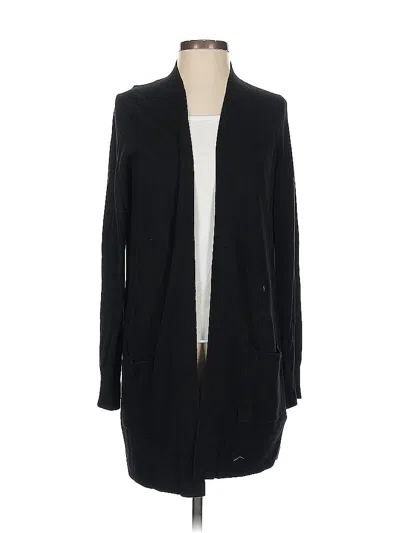 Pre-owned Gap Cardigan Sweater In Black