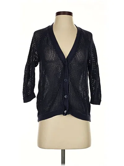 Pre-owned Gap Cardigan Sweater In Black