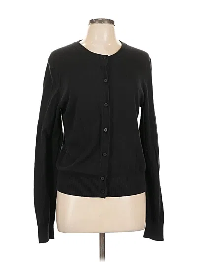 Pre-owned Gap Cardigan Sweater In Black