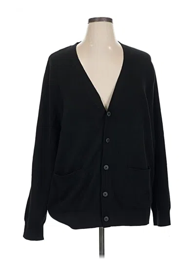 Pre-owned Gap Cardigan Sweater In Black