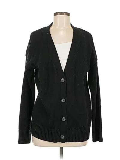 Pre-owned Gap Cardigan Sweater In Black