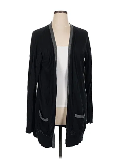 Pre-owned Gap Cardigan Sweater In Black