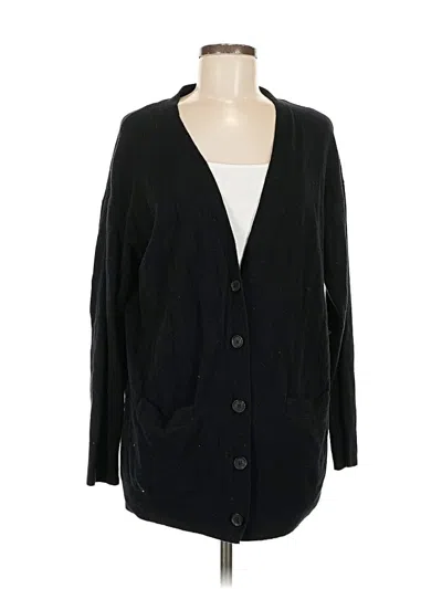 Pre-owned Gap Cardigan Sweater In Black