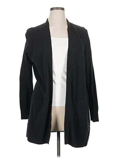 Pre-owned Gap Cardigan Sweater In Black
