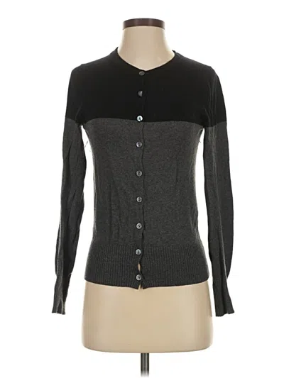 Pre-owned Gap Cardigan Sweater In Black
