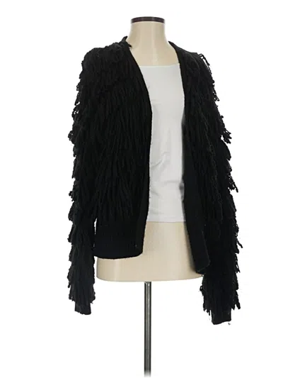 Pre-owned Gap Cardigan Sweater In Black