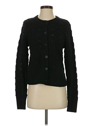 Pre-owned Gap Cardigan Sweater In Black
