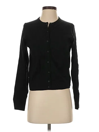 Pre-owned Gap Cardigan Sweater In Black