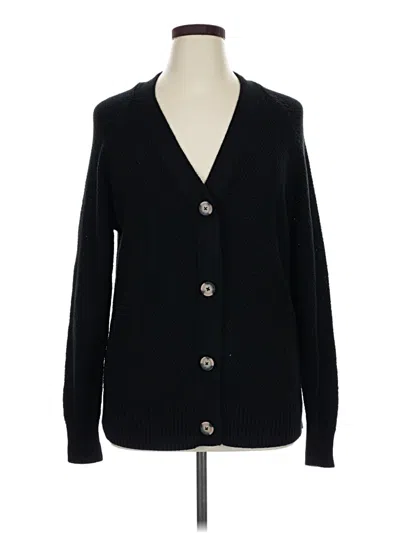 Pre-owned Gap Cardigan Sweater In Black
