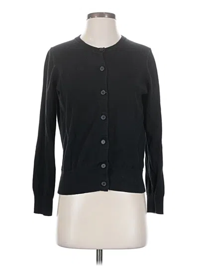 Pre-owned Gap Cardigan Sweater In Black