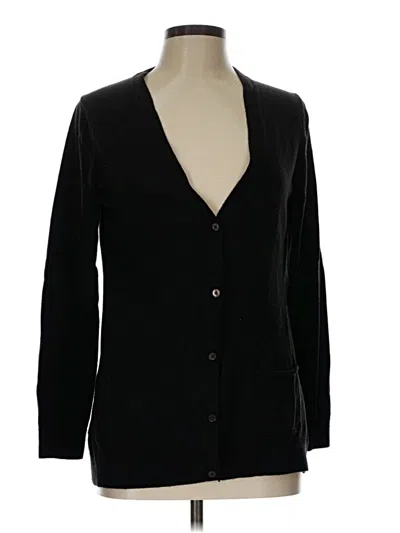 Pre-owned Gap Cardigan Sweater In Black
