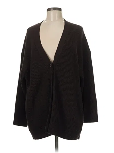 Pre-owned Gap Cardigan Sweater In Black