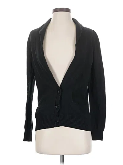 Pre-owned Gap Cardigan Sweater In Black
