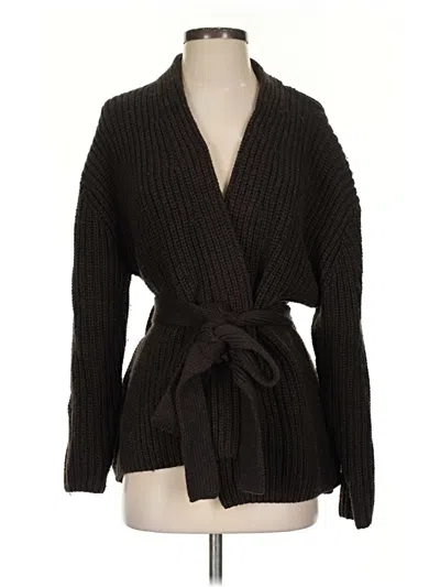 Pre-owned Gap Cardigan Sweater In Black