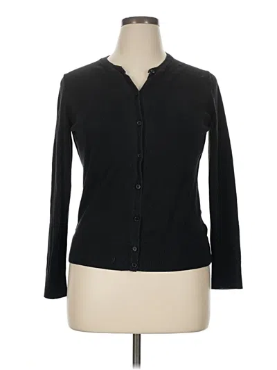 Pre-owned Gap Cardigan Sweater In Black