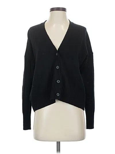 Pre-owned Gap Cardigan Sweater In Black