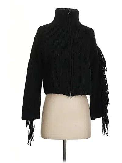 Pre-owned Gap Cardigan Sweater In Black