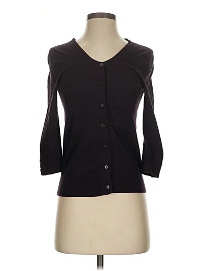Pre-owned Gap Cardigan Sweater In Black