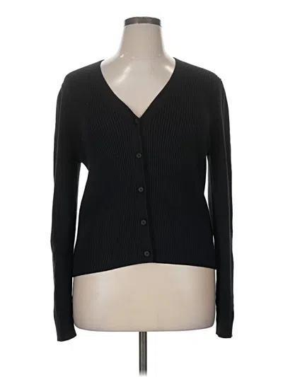 Pre-owned Gap Cardigan Sweater In Black