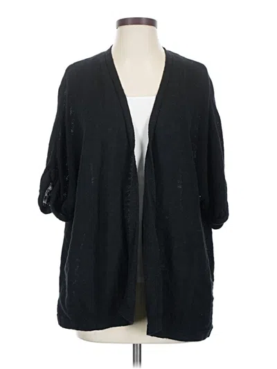 Pre-owned Gap Cardigan Sweater In Black
