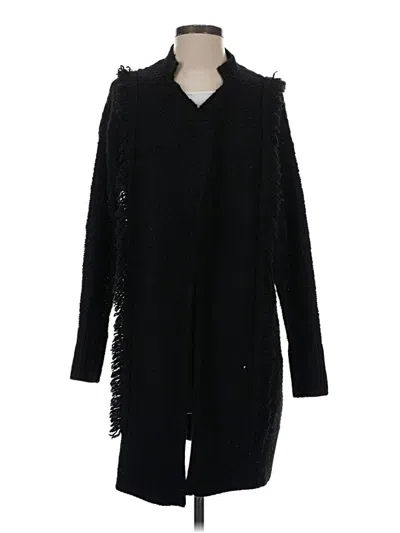 Pre-owned Gap Cardigan Sweater In Black