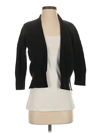 Pre-owned Gap Cardigan Sweater In Black