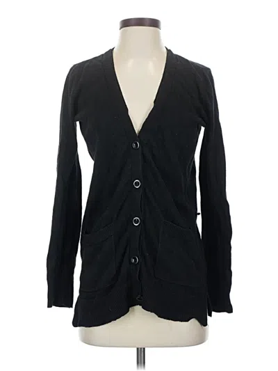 Pre-owned Gap Cardigan Sweater In Black