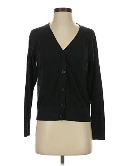 Pre-owned Gap Cardigan Sweater In Black