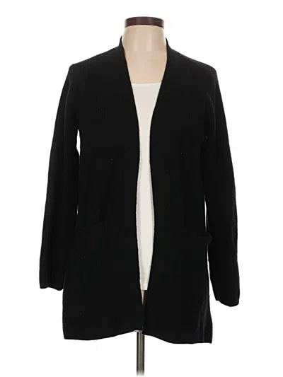 Pre-owned Gap Cardigan Sweater In Black