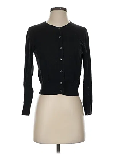 Pre-owned Gap Cardigan Sweater In Black
