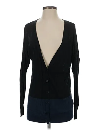 Pre-owned Gap Cardigan Sweater In Black